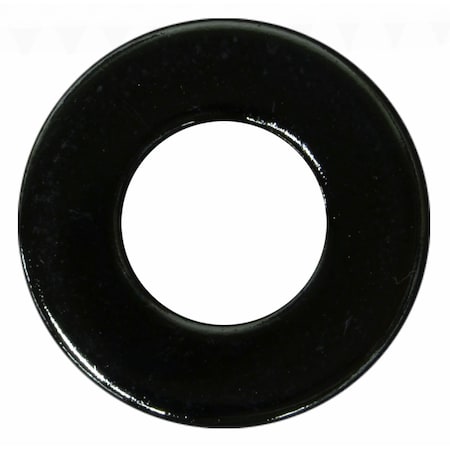Midwest Fastener Flat Washer, For Screw Size 5/16" , Steel Black Chrome Finish, 10 PK 34412